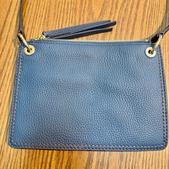 Kate Spade New York Navy Leather Crossbody Bag Pebbled - New - Never Used - Picture 5 of 15